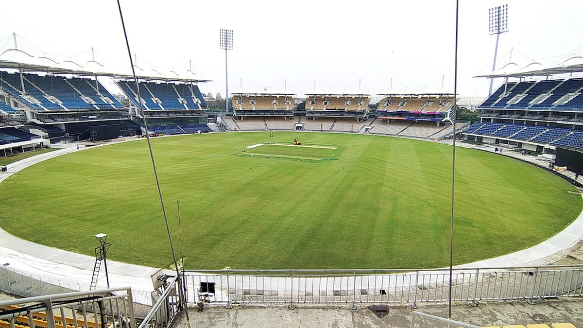 BBL 16 preview: Panoramic view of MA Chidambaram (Chepauk) Stadium with blue-yellow stands and fresh outfield