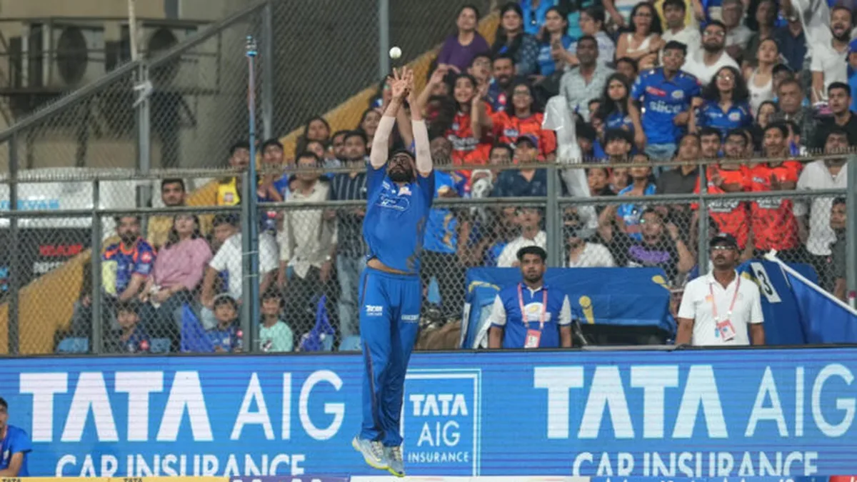 Naman Dhir biography: Naman Dhir in the field for Mumbai Indians